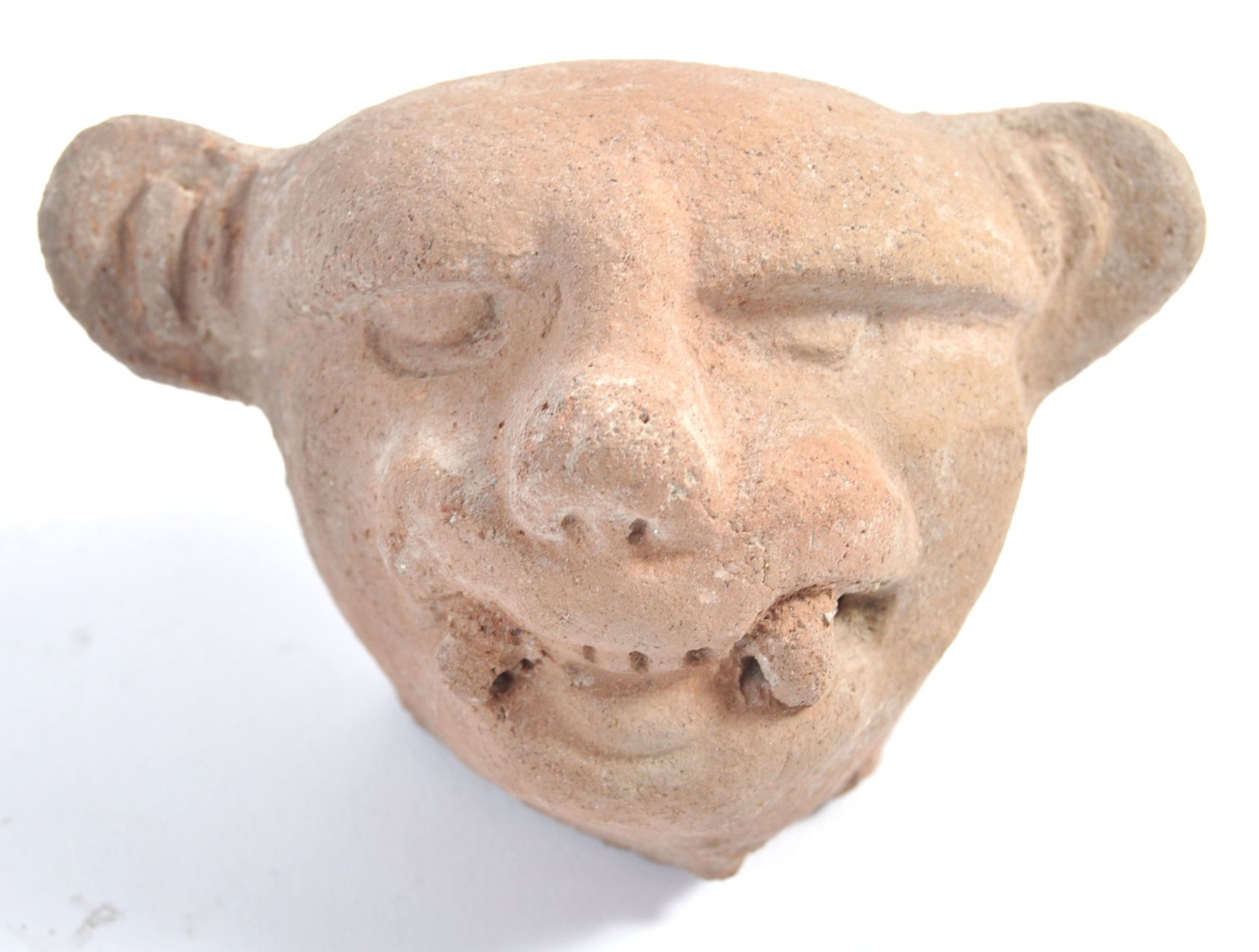 COLLECTION OF PRE-COLUMBIAN ERA MAYAN POTTERY HEADS - Bild 6 aus 8