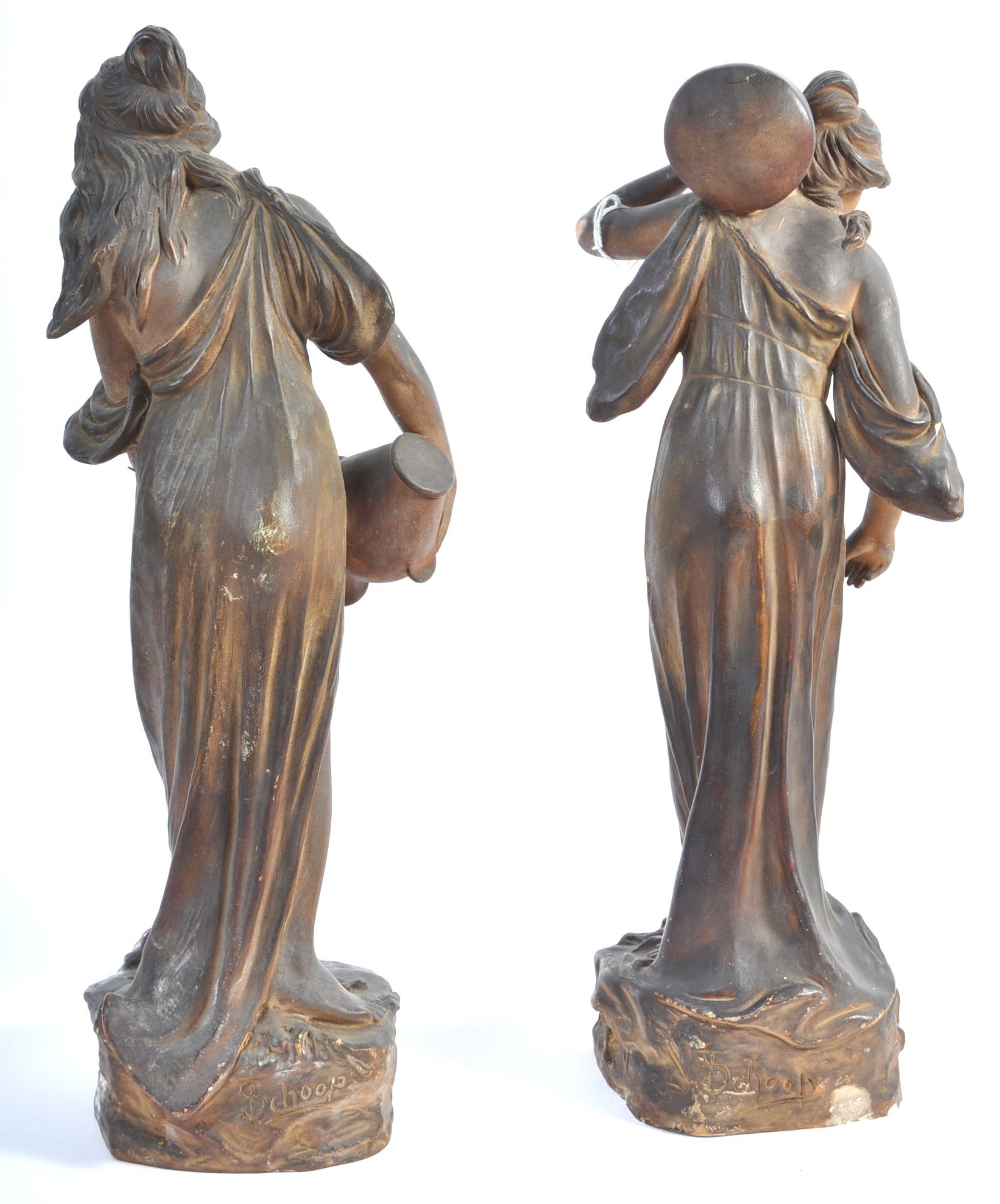 PAIR OF 19TH CENTURY ITALIAN GRAND TOUR FIGURINES - Bild 5 aus 6