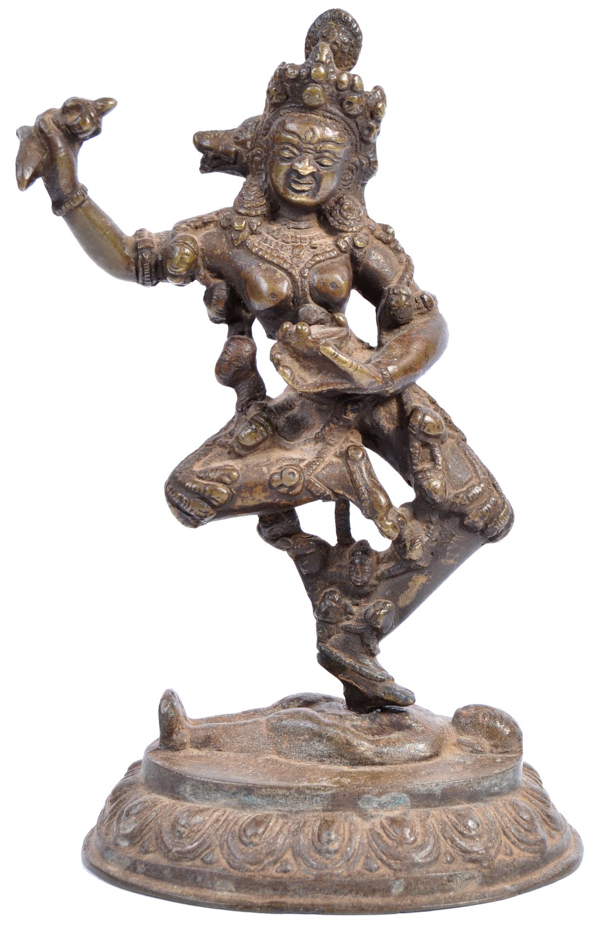 19TH CENTURY CHINESE / TIBETAN BRONZE FIGURINE