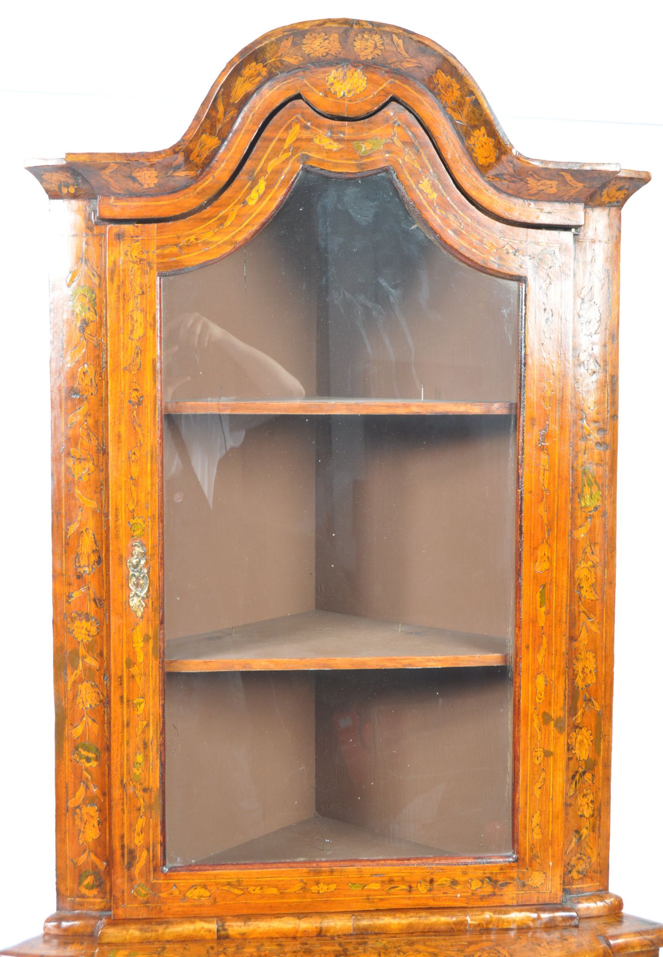 STUNNING ANTIQUE DUTCH MARQUETRY CORNER CABINET - Bild 2 aus 6