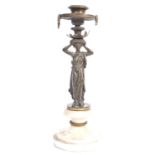 EARLY 19TH CENTURY GEORGIAN REGENCY CLASSICAL CANDLESTICK