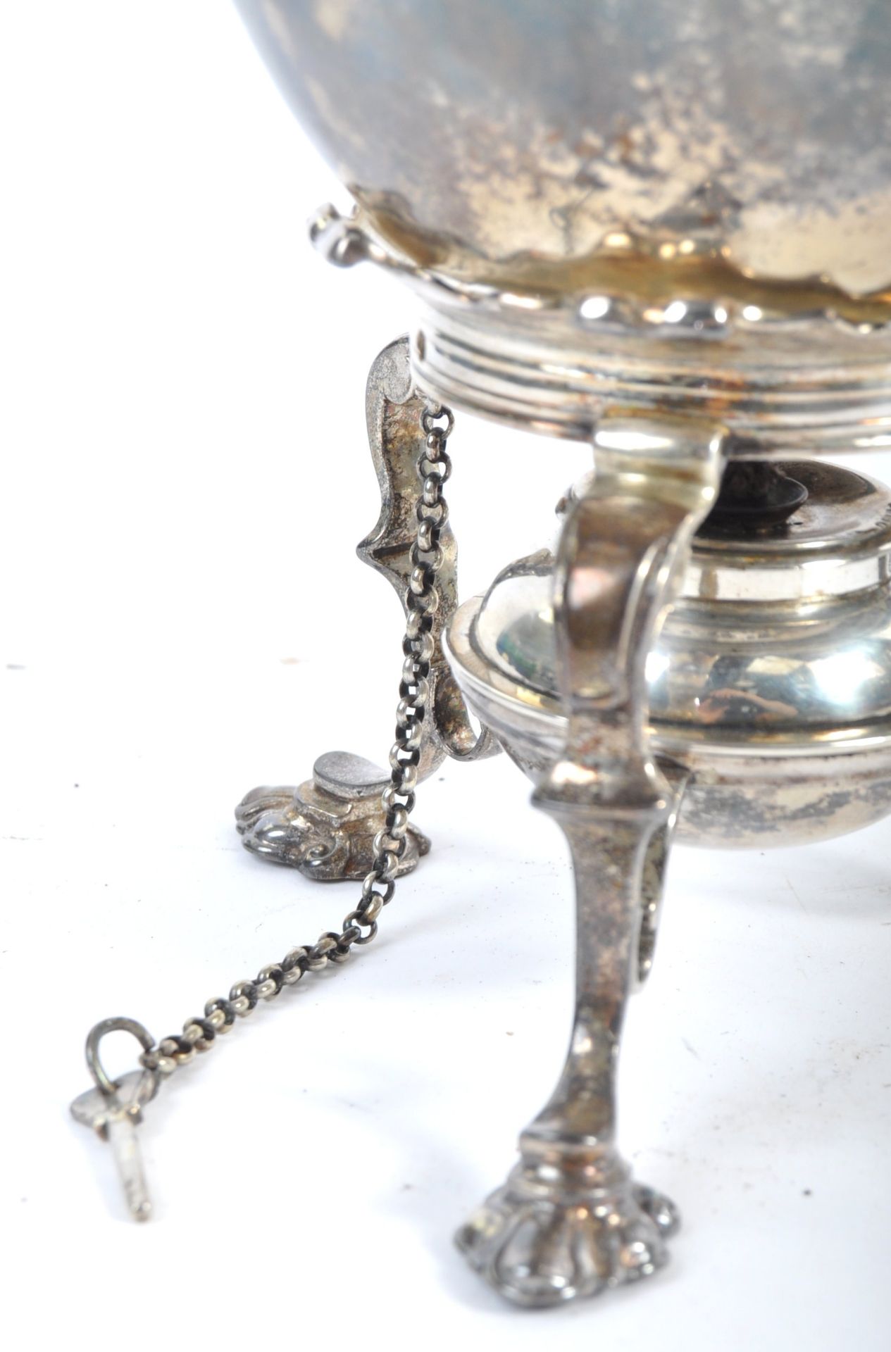 JOHN SAMUEL HUNT - VICTORIAN SILVER HALLMARKED PICNIC KETTLE ON STAND - Bild 7 aus 18