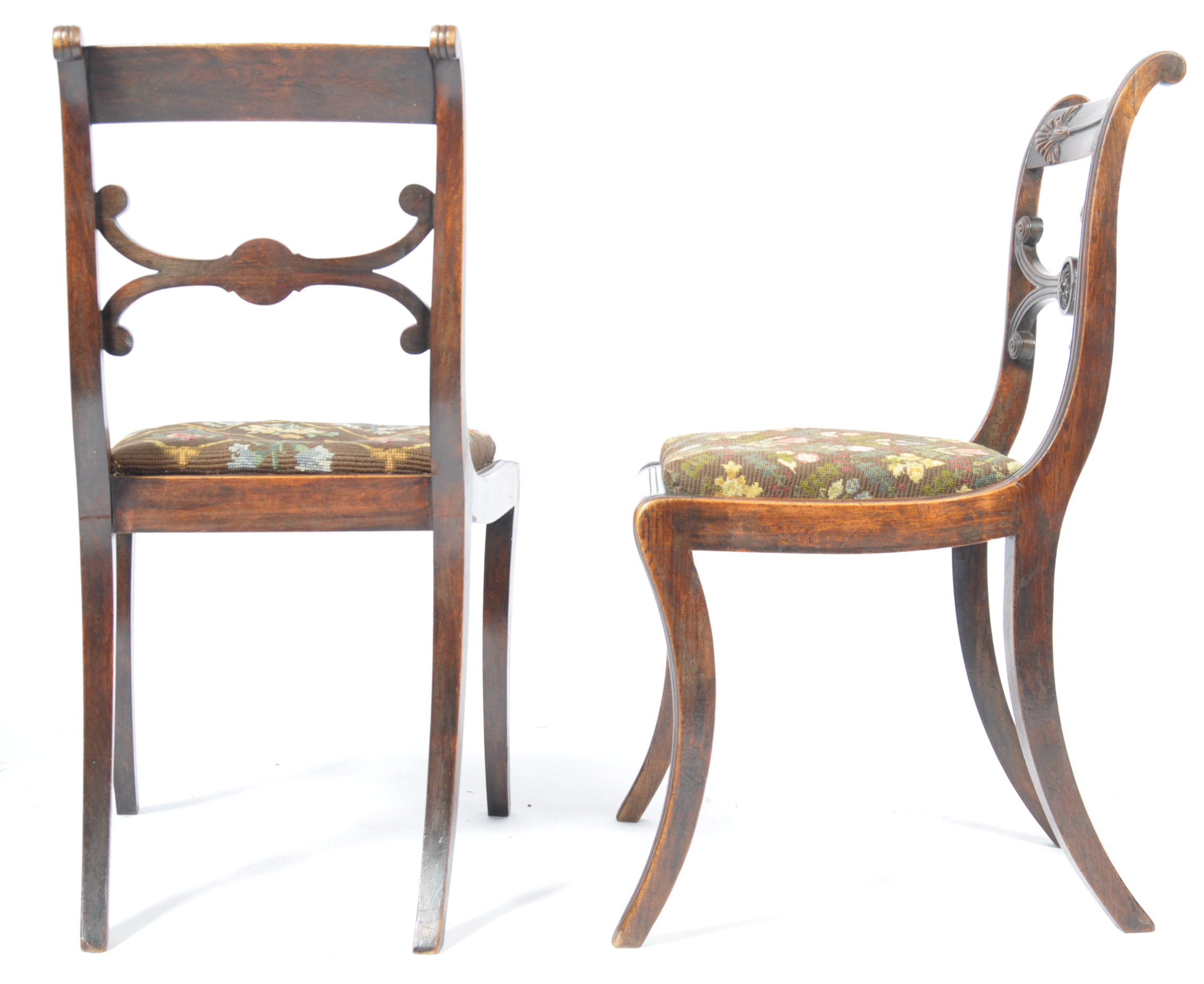 PAIR OF GILLOWS MANNER REGENCY SIDE CHAIRS - Image 7 of 9