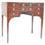 EARLY 19TH CENTURY GEORGIAN MAHOGANY WRITING TABLE DESK