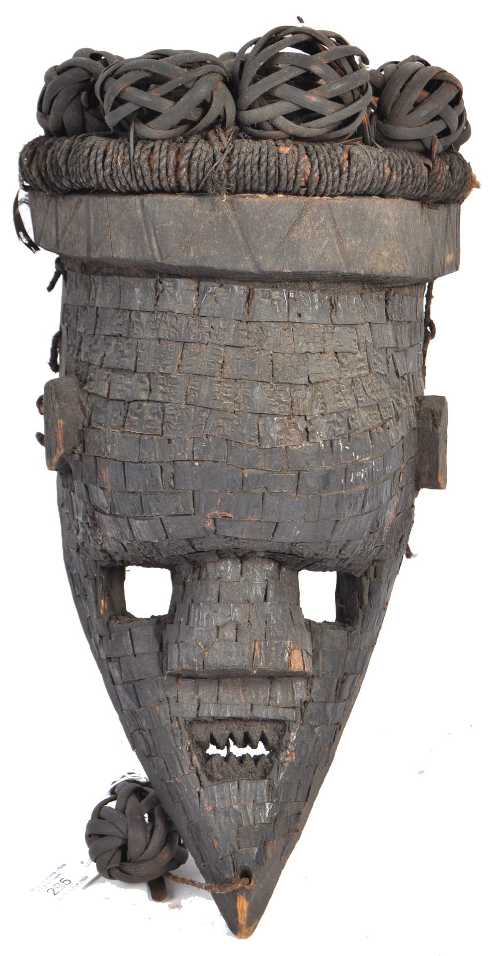 TRIBAL ANTIQUITIES - AFRICAN CARVED SALAMPASU CONGOLESE MASK
