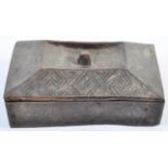 TRIBAL ANTIQUITIES - 19TH CENTURY AFRICAN KUBA TUKULA POWDER BOX