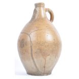 LARGE ANTIQUE GERMAN STONEWARE BELLARMINE JUG