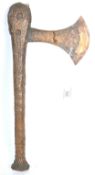 TRIBAL ANTIQUITIES - 19TH CENTURY AFRICAN SONGYE AXE