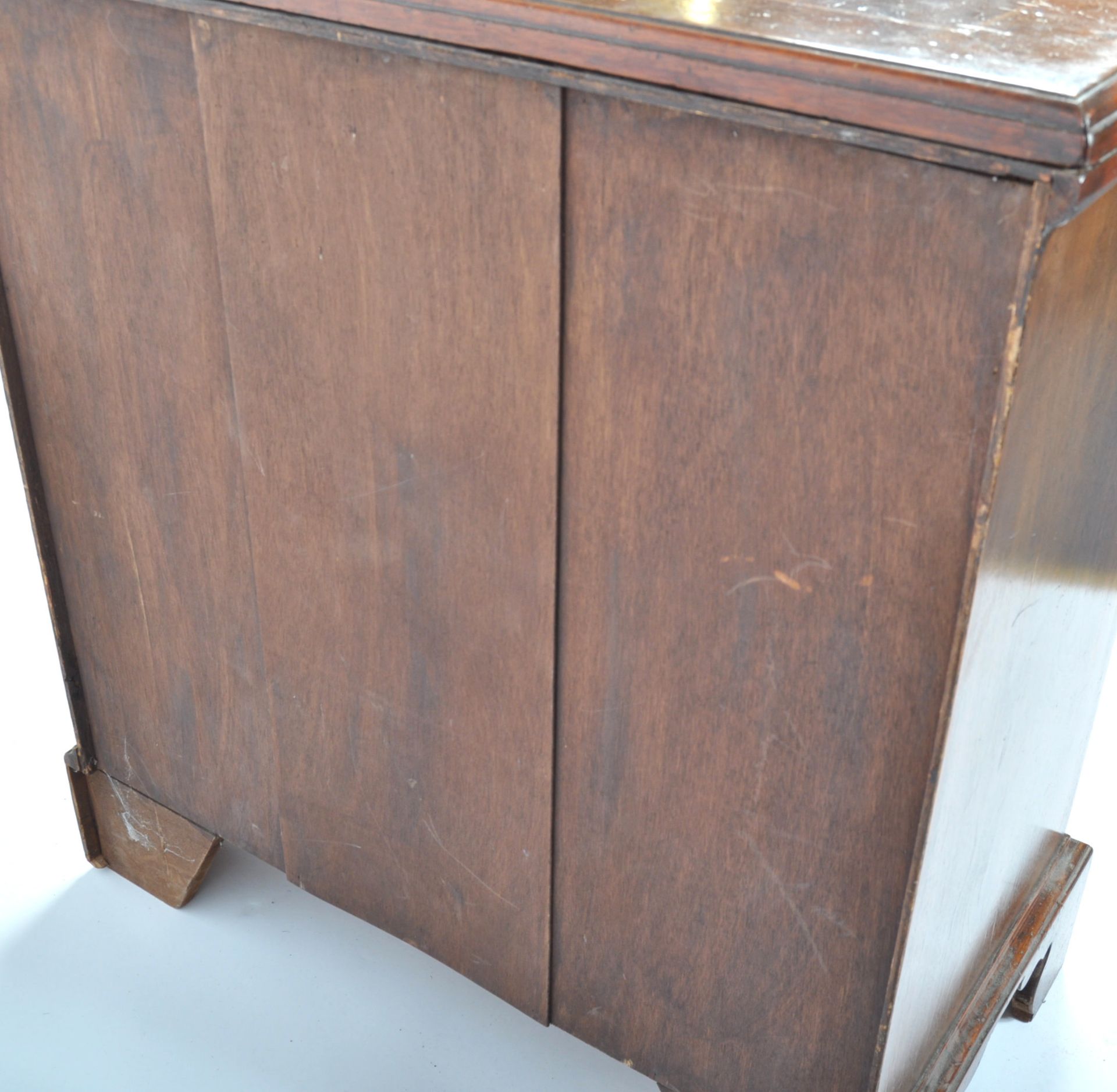 GEORGIAN STYLE WALNUT BACHELORS CHEST WITH FOLDING TOP - Bild 9 aus 9