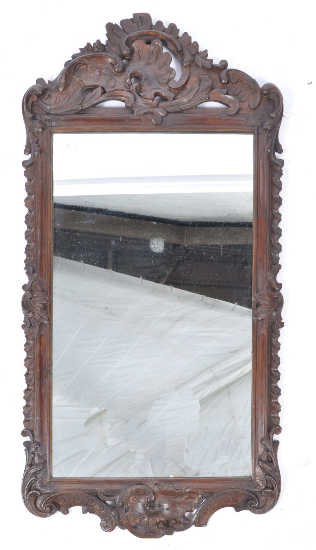 19TH CENTURY VICTORIAN MAHOGANY ARCHITECTURAL PIER MIRROR - Bild 6 aus 6