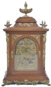 AN IMPRESSIVE 19TH CENTURY VICTORIAN WINTERHOLDER & HOFFMEIER TABLE CLOCK