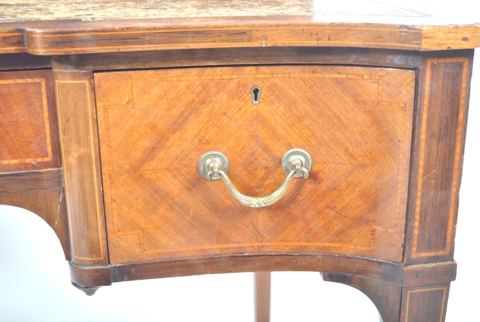 EDWARD AND ROBERTS MANOR EDWARDIAN ENGLISH WRITING DESK - Bild 11 aus 13