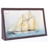 19TH CENTURY VICTORIAN NAUTICAL SHIP DISPLAY DIORAMA