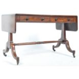 EARLY 19TH CENTURY GEORGIAN REGENCY PERIOD MAHOGANY SOFA TABLE