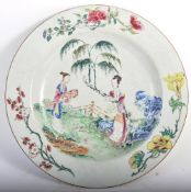 18TH CENTURY CHINESE ANTIQUE PORCELAIN PLATE