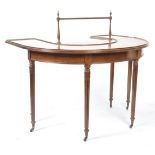 RARE REGENCY REVIVAL MAHOGANY HUNT TABLE