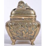 19TH CENTURY CHINESE ANTIQUE FOO DOG CENSER