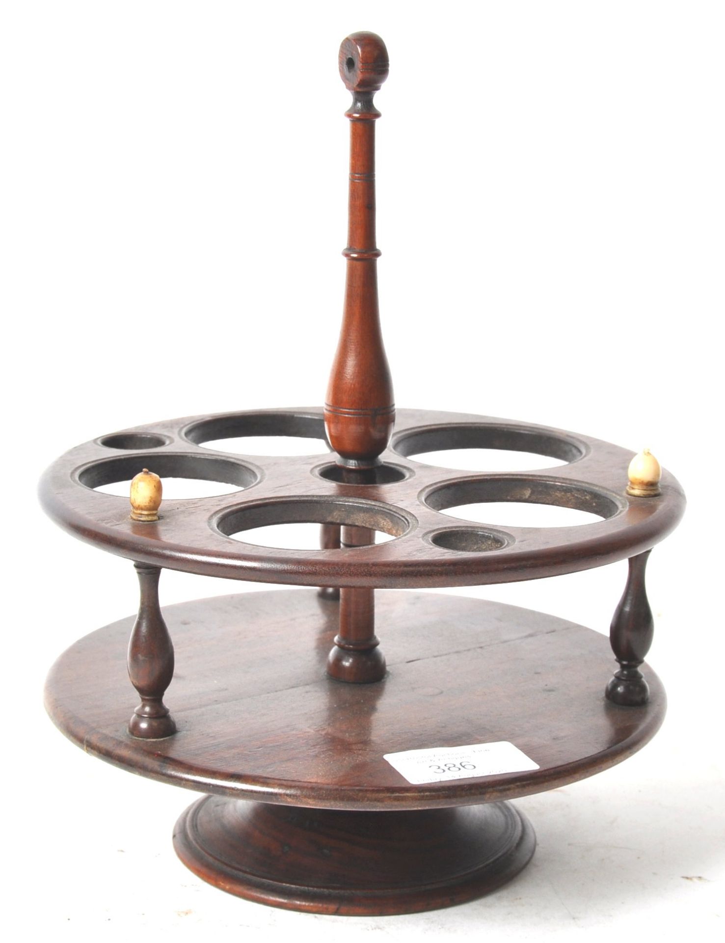 AN 18TH CENTURY GEORGIAN ENGLISH TUREEN SWIVEL CRUET STAND