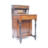 19TH CENTURY WILLIAM IV ROSEWOOD DAVENPORT DESK