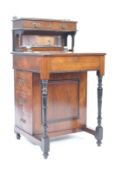 19TH CENTURY WILLIAM IV ROSEWOOD DAVENPORT DESK