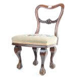 19TH CENTURY VICTORIAN MAHOGANY CHILDS CHAIR