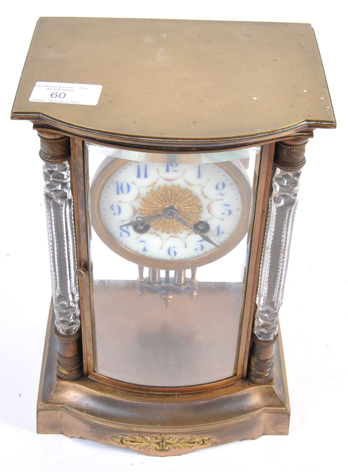 RARE 19TH CENTURY SAMUEL MARTI FOUR PANEL MANTLE CLOCK - Bild 2 aus 9