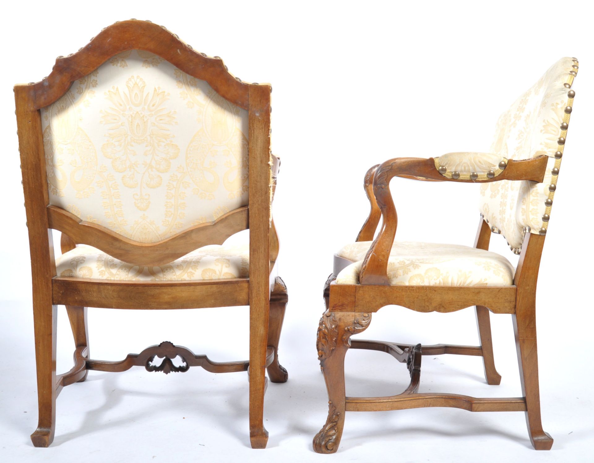 PAIR OF EARLY 18TH CENTURY QUEEN ANNE WALNUT CHAIRS - Bild 5 aus 6