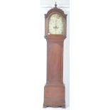 19th CENTURY GEORGIAN WARRY OF BRISTOL LONG CASE GRANDFATHER CLOCK