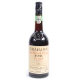 GRAHAM'S 1981 VINTAGE 70CL BOTTLE OF PORT BOTTLED IN OPORTO PORTUGAL