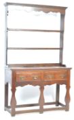 RARE IRISH ANTIQUE OAK DRESSER OF SMALL PROPORTIONS