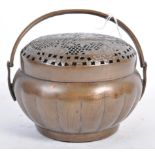 A 19TH CENTURY CHINESE TEMPLE INCENSE BURNER CENSER DING BOWL