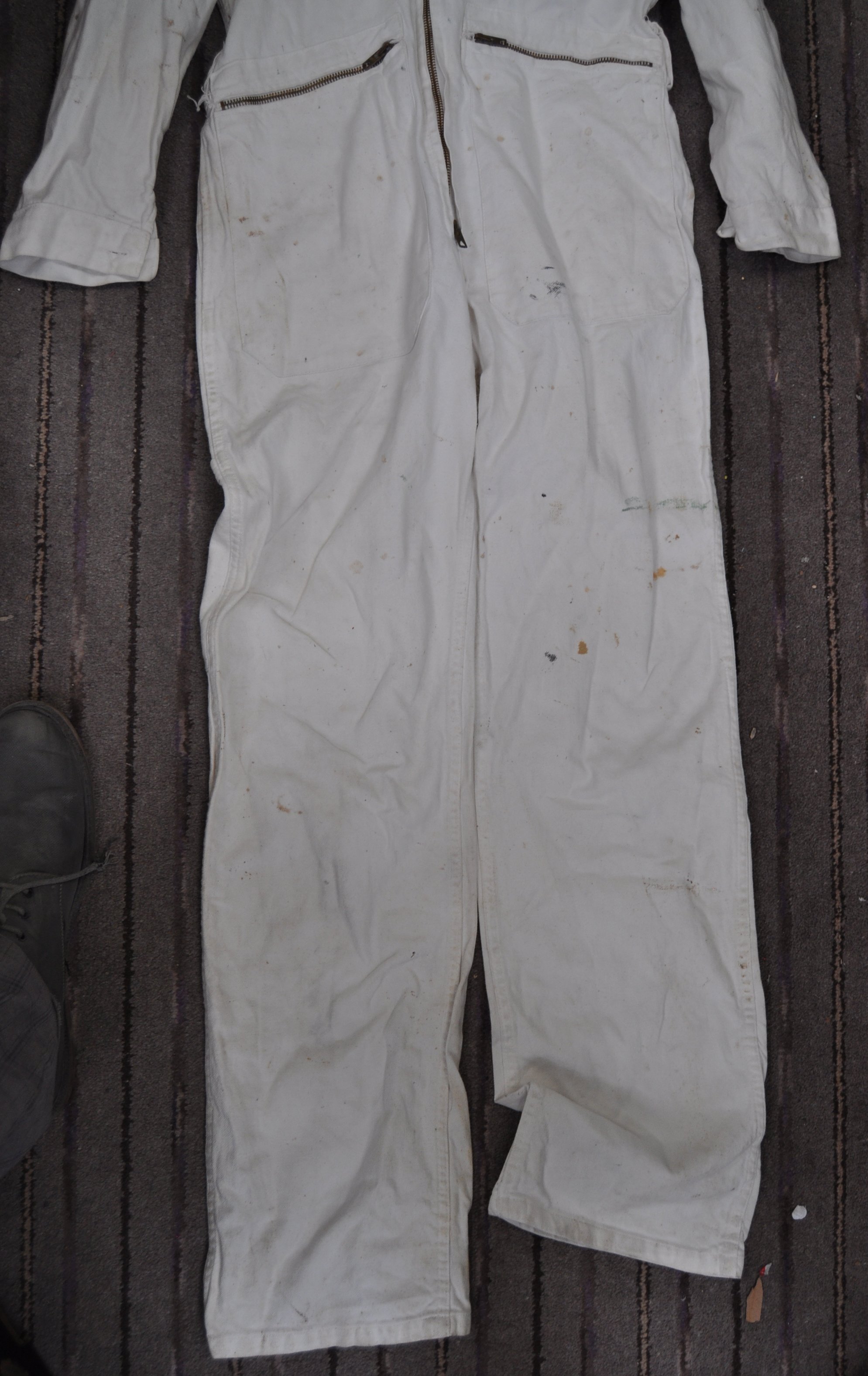 WWII SECOND WORLD WAR RELATED OVERALLS WITH PATCH - Image 5 of 5