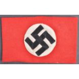 ORIGINAL WWII SECOND WORLD WAR NAZI PARTY CLOTH ARMBAND