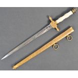 EARLY 20TH CENTURY DUTCH NAVAL DIRK / DAGGER