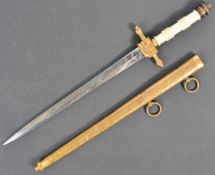 EARLY 20TH CENTURY DUTCH NAVAL DIRK / DAGGER