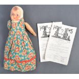 1940'S CHILD'S / EVACUEE'S TOPSY TURVY DOLL & HOME