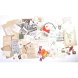 LARGE COLLECTION OF WWII EPHEMERA & COLLECTABLES