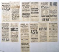 VICTORIAN EPHEMERA COLLECTION - 19TH CENTURY THEATRE POSTERS