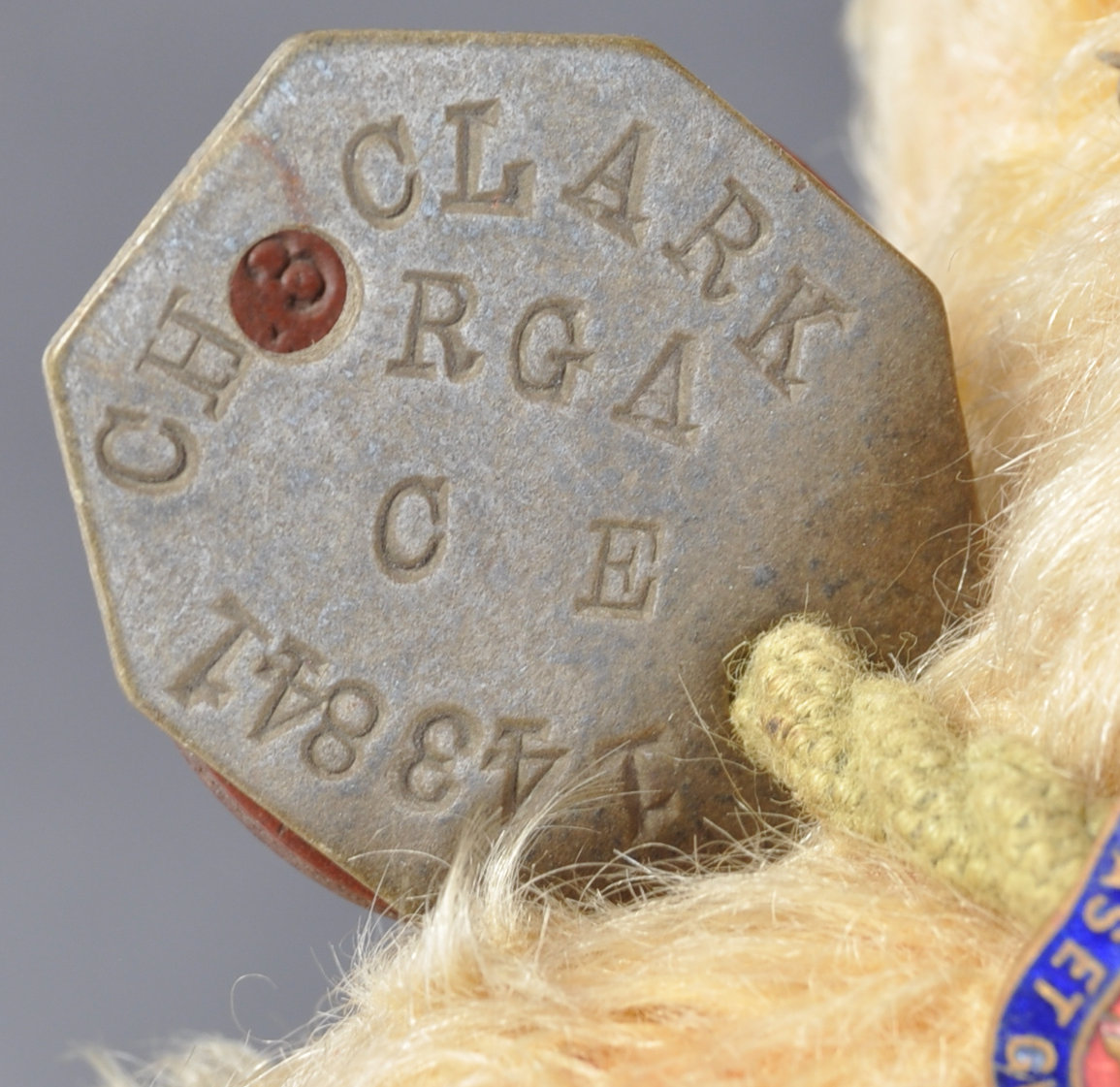 WWI FIRST WORLD WAR RGA SOLDIER'S TEDDY BEAR - Image 3 of 7