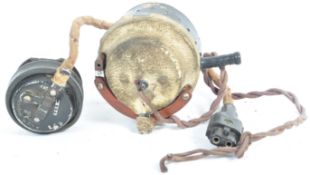 WWII SECOND WORLD WAR RAF FLYING HELMET MICROPHONE