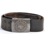 WWII SECOND WORLD WAR GERMAN ' GOTT MIT UNS ' BELT