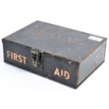 ORIGINAL WWII SECOND WORLD WAR FIRST AID BOX WITH