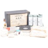 ORIGINAL WWII SECOND WORLD WAR A.R.P FIRST AID BOX