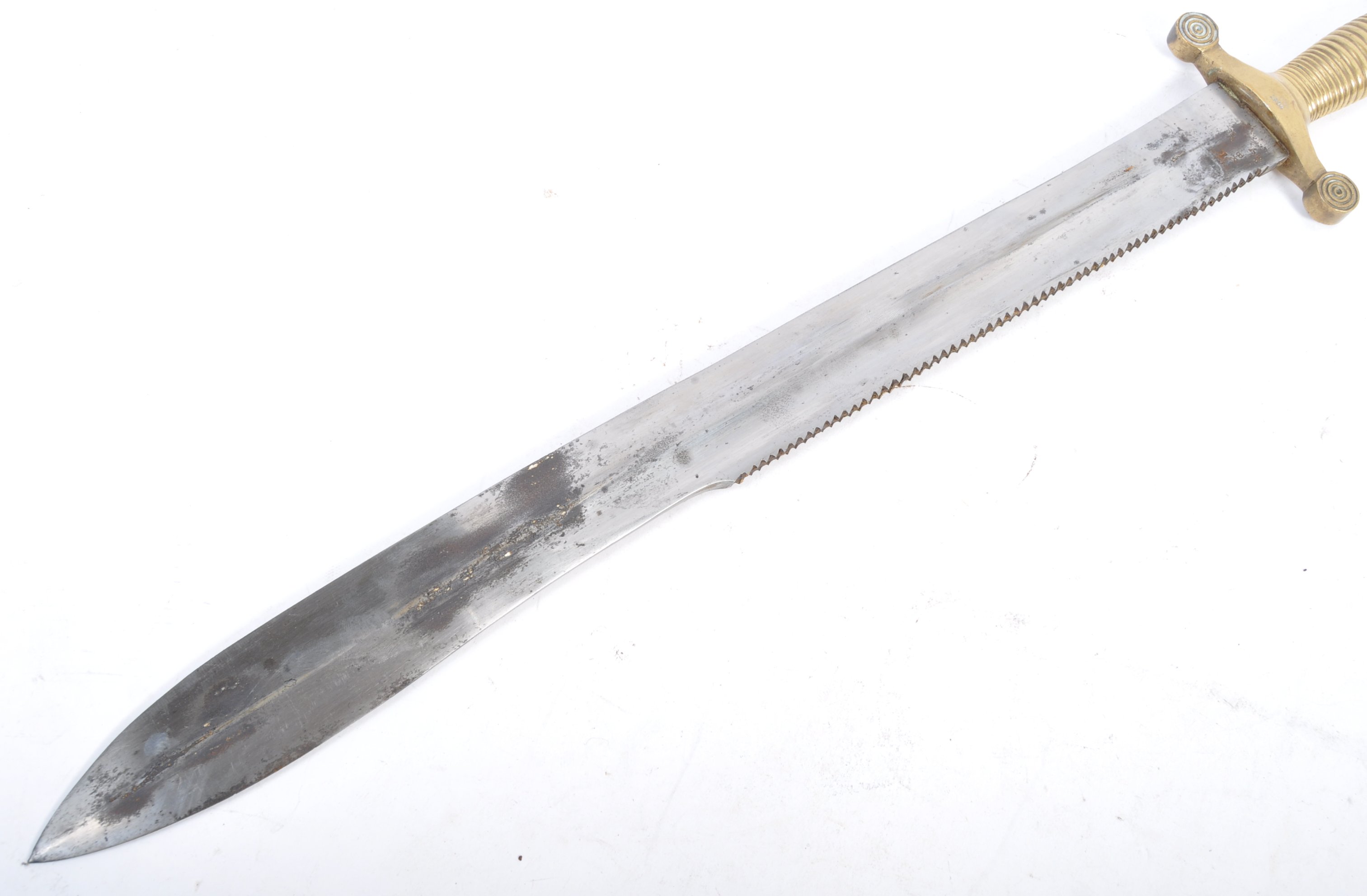 FRENCH 'GLADUIS' PATTERN MODEL 1834 PIONEERS SAWBACK SWORD - Image 5 of 10