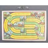 WWII RAF POW CAMP BOARD GAME ' HORSE RACING ' BELO