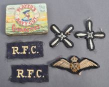 WWI FIRST WORLD WAR CLOTH PATCHES - ROYAL FLYING C