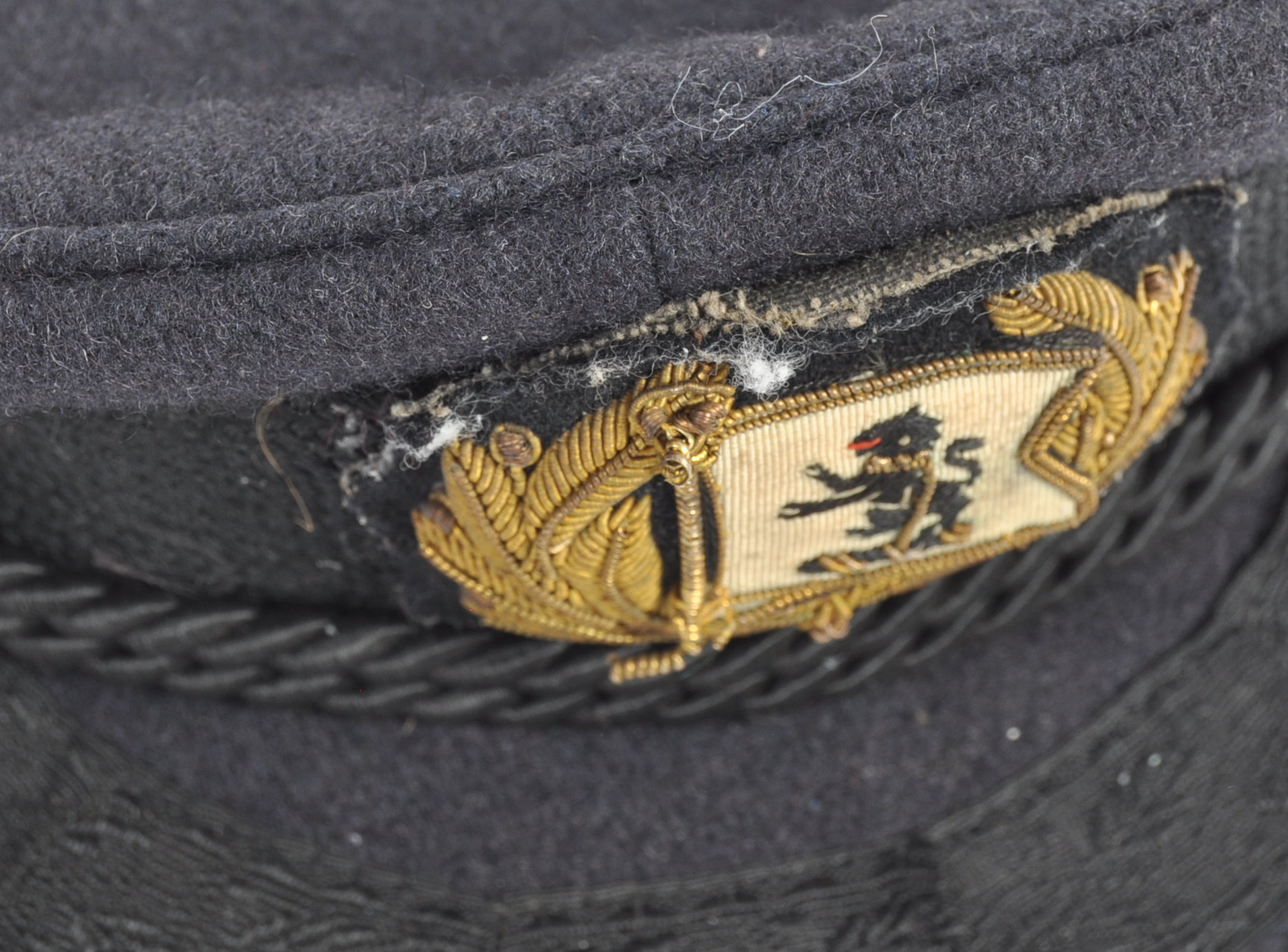 WWII SECOND WORLD WAR ' DERBY CAP ' UNIFORM CAP - Image 4 of 6