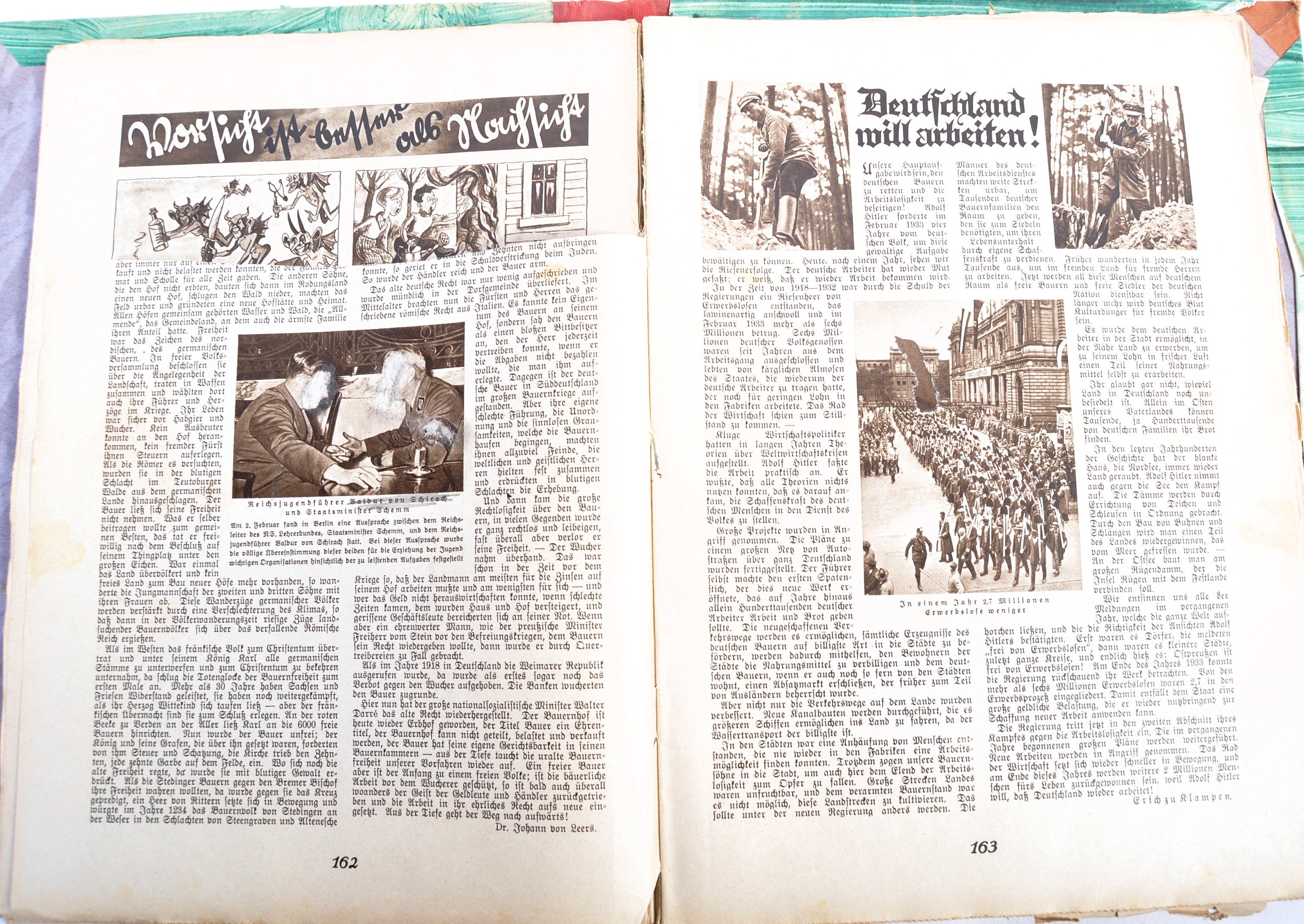 ASSORTED WWII GERMAN THIRD REICH NAZI MAGAZINES - Image 2 of 5