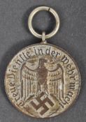 WWII GERMAN NAZI FOUR YEAR SERVICE MEDAL