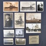 WWII NAZI KRIEGSMARINE PERSONAL PHOTOGRAPHS & POSTCARDS